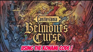 Using the Konami Code in Castlevania Belmonts Curse 