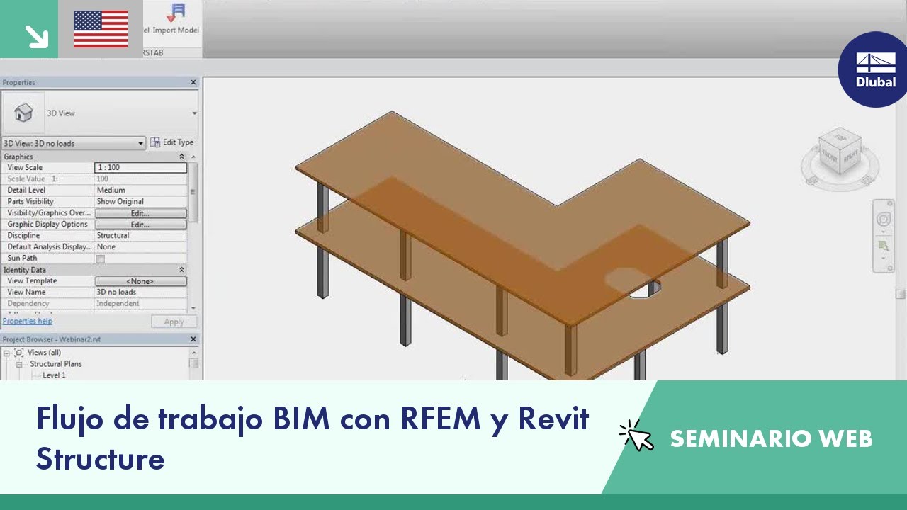 Seminario web: Flujo de trabajo BIM con RFEM y Revit Structure