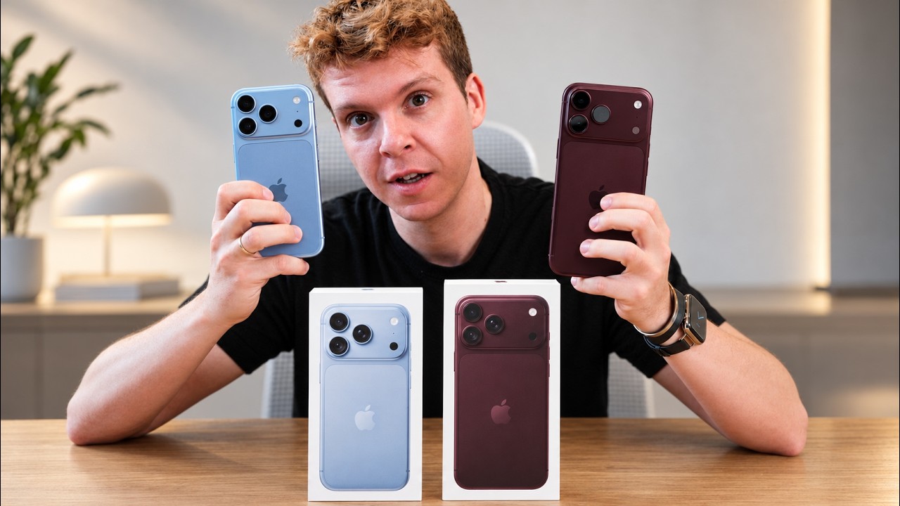 Unboxing iPhone 18 Pro y iPhone 18 Pro Max: los nuevos colores azul y burgundy