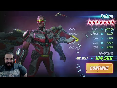 7 RED STAR Falcon! Rank Up & Power Armour Gameplay!