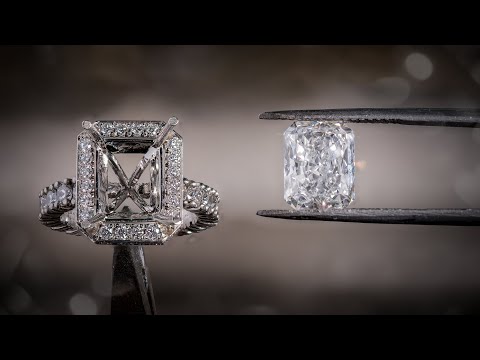 Making A 3ct D FLAWLESS Engagement Ring
