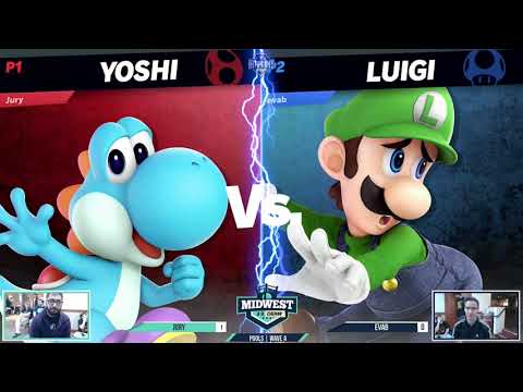 Midwest Arcadian Pools - Jury (Yoshi) vs Evab (Luigi)