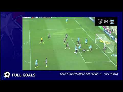 Gol de Geromel - Atlético MG 0 x 1 Grêmio (03/11/2018)
