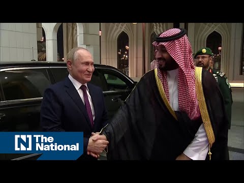 Russian President Vladimir Putin meets Saudi Crown Prince Mohammed bin Salman