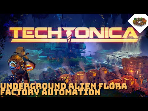 Underground Alien Flora Factory Automation | Techtonica
