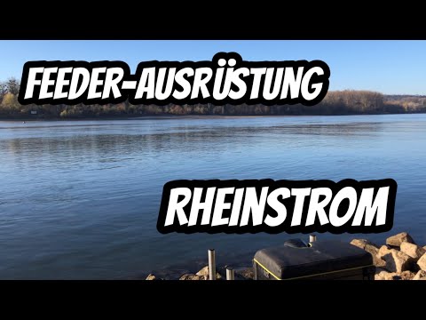 The optimal equipment for feeder fishing on the Rhine