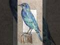 Painting Birds on Used Tea Bag Artist Ana Silvia Malhado - Ode to Life Series Part 7