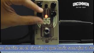 Video thumbnail for Catalinbread Effects Formula No. 55 - Tweed Deluxe-style Overdrive pedal en español by Uncommon Guitar Shop