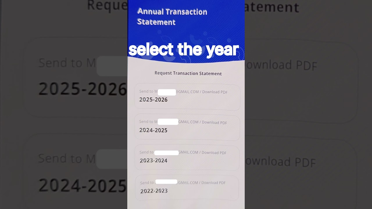 NPS National Pension System - Statement download #nps #statement #dowload #nps #application #pdf