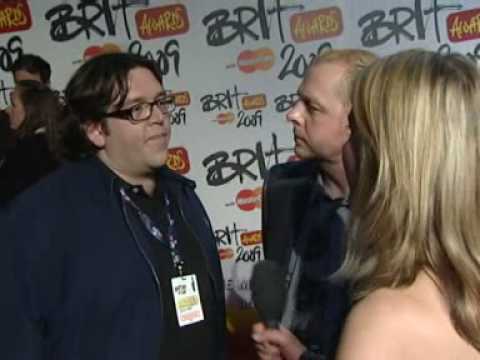BRIT AWARDS 2009 - Nick Frost and Simon Pegg arrive at The Brits