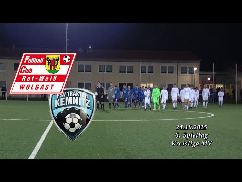 6.Spt FC Rot-Weiß Wolgast II : FSV Traktor Kemnitz 3:1 KL MV