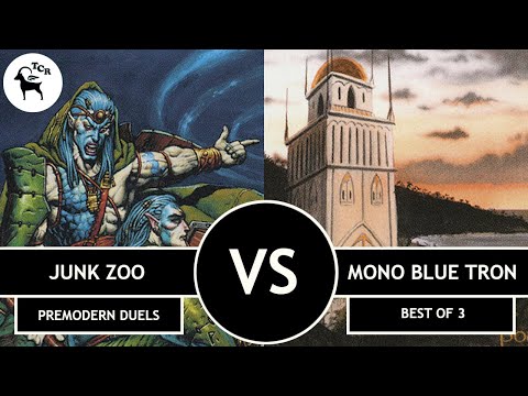 Junk Zoo vs Mono Blue Tron - Premodern Duels
