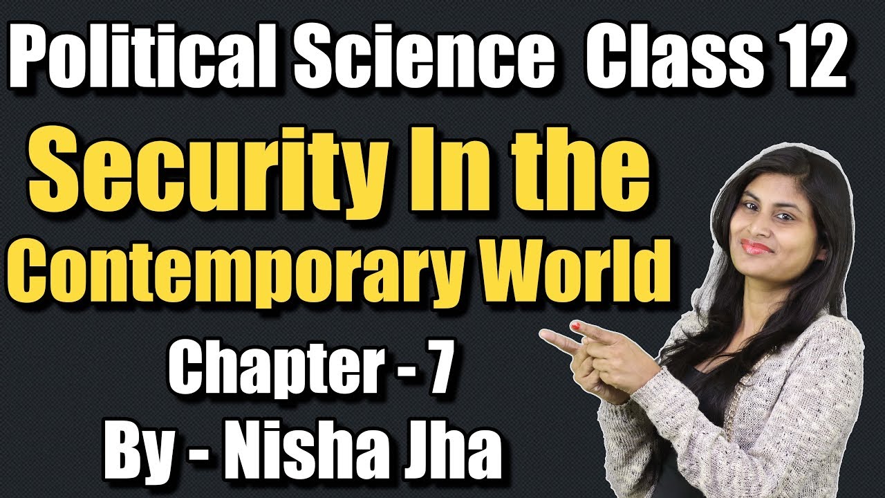 Political Science | Chapter 7 | Security In the Contemporary World | Indian's Security Strategies