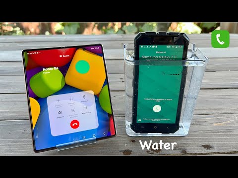 Outgoing Call Samsung Z Fold3 Vs Water Oukitel Ip68 T155