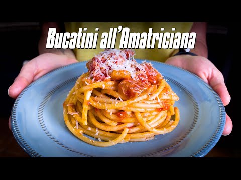 How to Make BUCATINI ALL'AMATRICIANA | Pasta...