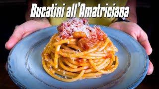 How to Make BUCATINI ALL'AMATRICIANA | Pasta All'Amatriciana Recipe