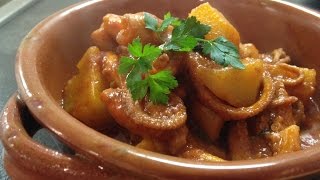 Moscardini polipetti in umido con le patate