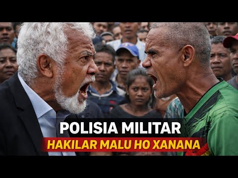 POLISIA MILITAR DISKUTI MALU HO PM XANANA‼️