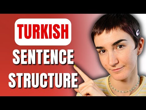 Basic Turkish Sentence Structure