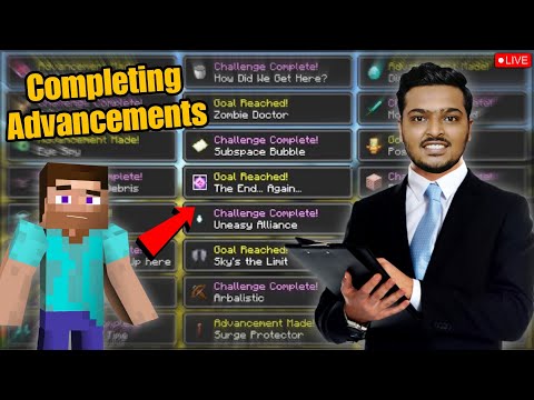 Rico95's EPIC Minecraft Advancements Completed LIVE!!!