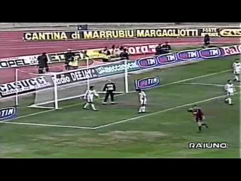 Serie A 1998-1999, day 16 Cagliari - Roma 4-3 (2 Muzzi, 2 Delvecchio, 2 O'Neill, Gautieri)