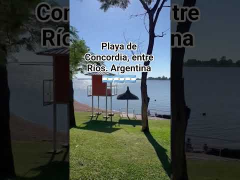 playa de Concordia en Entre Ríos Argentina