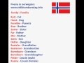 Learn Norwegian - Familie / Family 