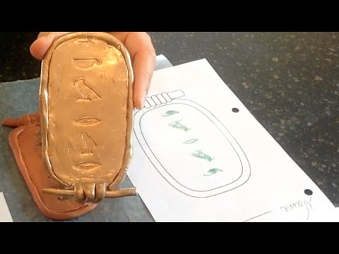 Ancient Egypt Crafts for Kids:  Make a Cartouche