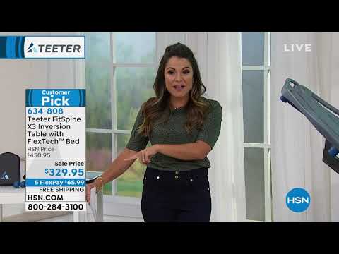 Teeter FitSpine X3 Inversion Table with FlexTech Bed