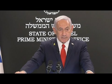 Benjamin Netanyahu delivers address on the war in Gaza