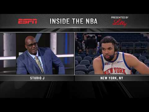 Shaq gives Karl-Anthony Towns advice after Knicks' comeback win vs. Rockets | Inside the NBA
