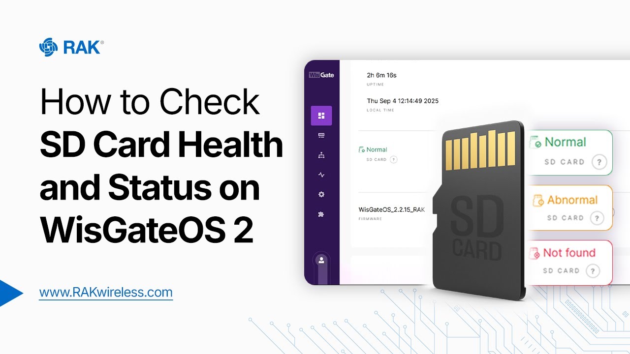 SD Card Health Check in WisGateOS 2