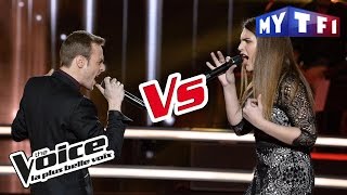 Ry&#39;m VS Aurelle - « For Me Formidable » (Charles Aznavour) | The Voice France 2017 | Battle