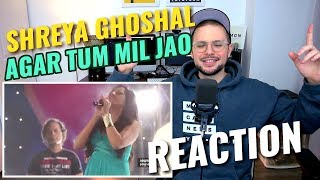 Shreya Ghoshal - Agar Tum Mil Jao | live at Sony Project Resound Concert | REACTION