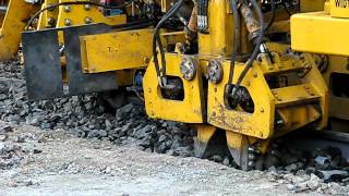 preview picture of video 'Tamping the Ballast at the Auburn Amtrak Depot'