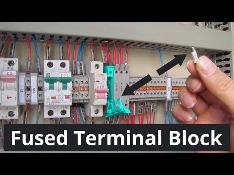 How to protect plc i/o modules with fused terminal blocks