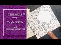 With Focus Tangle BARNEY A Zentangle Mini Project