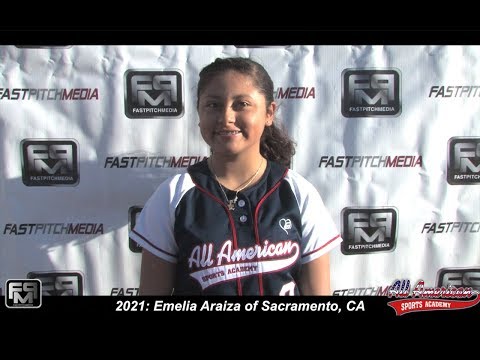 2021 Emelia Araiza Pitcher, Second Base and Outfield Softball Skills Video - AASA - Asia