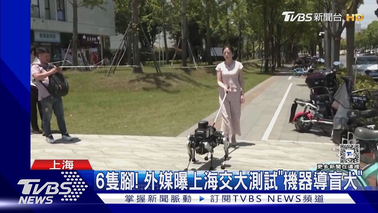 6隻腳的機器狗! 外媒曝光上海交大測試「機器導盲犬」