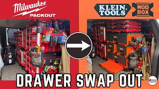 Milwaukee Packout is OUT... and Klein Modbox is IN | Truck Drawer Swap
