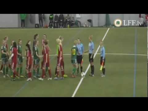 2013.02.16. Latvijas sieviešu futbola izlase spēlē neizšķirti ar Lietuvu