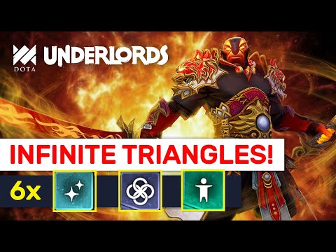 Infinite Death Triangles! #1 Rank Up Mages Build! | Dota Underlords