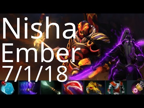 Nisha Ember Spirit vs Void Spirit - - Secret vs Nigma - EPIC League dota2