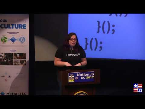 NationJS 2017 - The Variable Crimes We Commit Against JavaScript by Julka Grodel