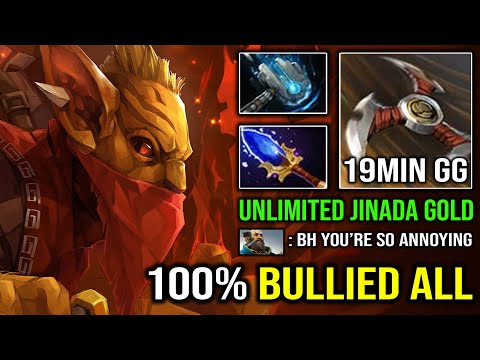 How to Bully Everyone on the Map - 19Min GG Max Jinada DMG Nonstop 4s Shuriken Cooldown BH Dota 2
