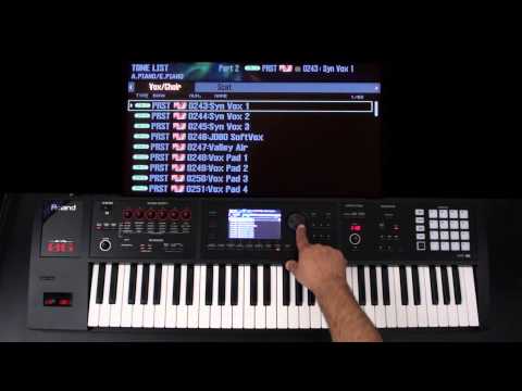 Roland FA-06/08 - Advanced Layers and Splits Part 1