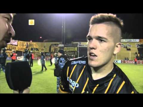 "Contento por entrar y convertir". Olimpo 2 - Aldosivi 1. Fecha 12. Primera División 2016