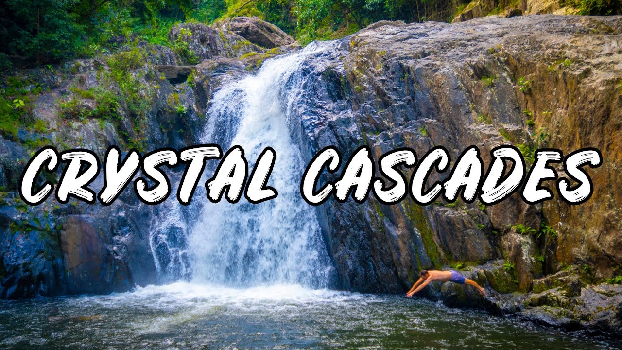 Join an adventurer on a visit to Crystal Cascades.