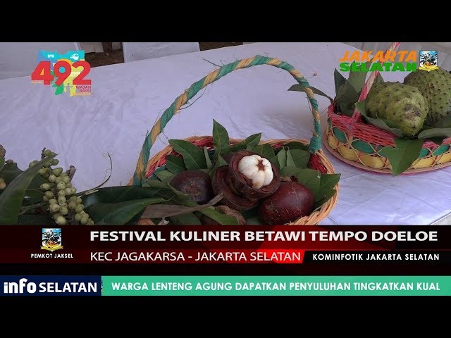 Festival Kuliner Betawi Tempo Doeloe