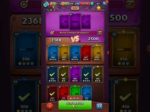 Playing Dragons Titan uprising battling in quest Fishing expedition and cloudjumper